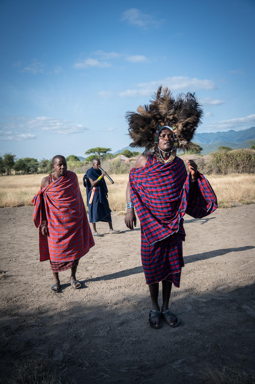 Tanzanie - Massaï en tenue de cérémonie